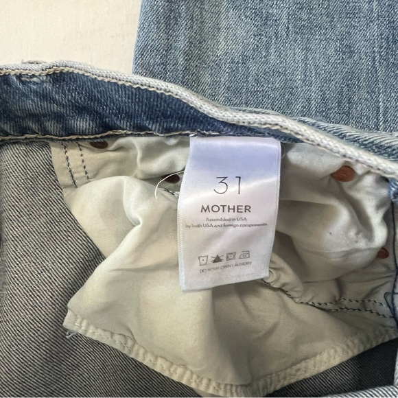 Mother Higu Waisted Study Hover denim - Picture 5 of 7